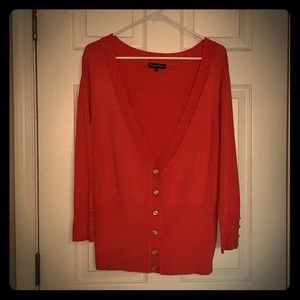 Barely Worn Peach Button Detail Cardigan